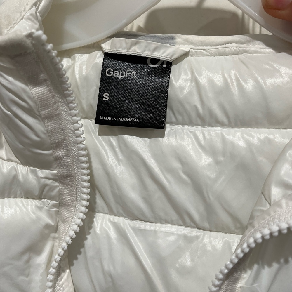 Gap Fit Sherpa Half Zip Jacket (Ivory Frost) - Picture 3 of 5